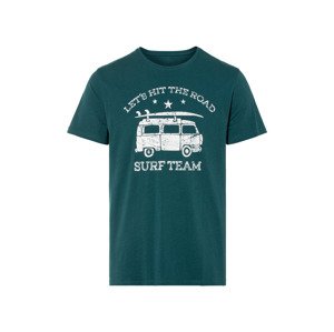 LIVERGY® Pánské triko (L (52/54), tmavě zelená)