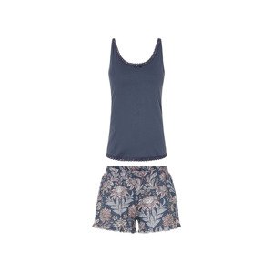esmara® Dámské pyžamo (XS (32/34), vzor / tmavě modrá)