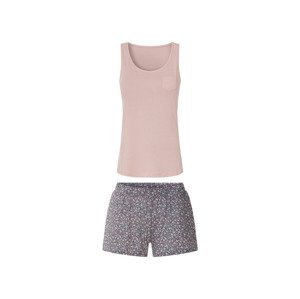 esmara® Dámské pyžamo (XS (32/34), vzor/pink)