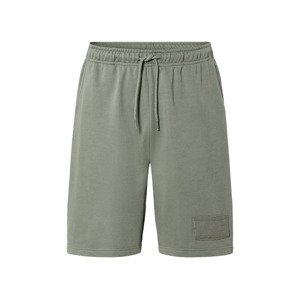 LIVERGY® Pánské teplákové bermudy (S (44/46), zelená)