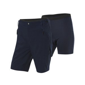 Crivit Pánské funkční cyklistické kraťasy 2 v 1 (50, tmavě modrá)