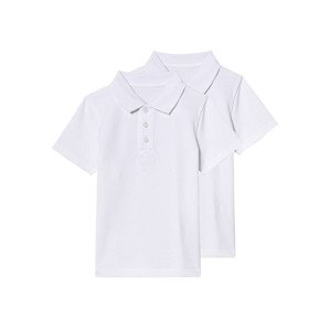Chlapecké polotriko, 2 kusy (110/116, bílá)