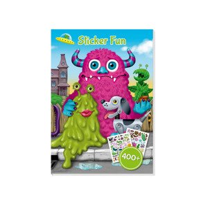 Kniha samolepek (Funny Faces Monster/Roboter)