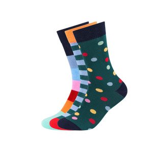 Fun Socks Dámské / Pánské ponožky v dárkovém balení, 3 páry (41/46, barevná)