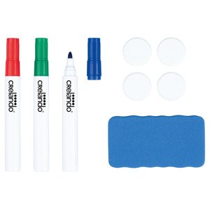 crelando® Sada popisovačů k magnetické tabuli (sada k magnetické tabuli)
