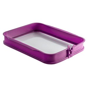 Coox Forma na pečení se skleněným dnem XL (lila fialová)