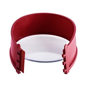 Coox Forma na pečení se skleněným dnem, Ø 18 cm (tmavě červená)