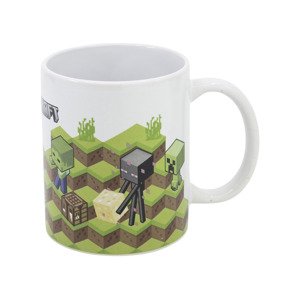 Minecraft Keramický hrnek Minecraft (černá/šedá)