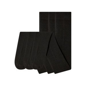 pepperts!® Dívčí punčochové kalhoty, 3 kusy (134-140, černá)