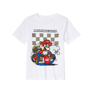 Super Mario Brothers Chlapecké triko (98/104, bílá)
