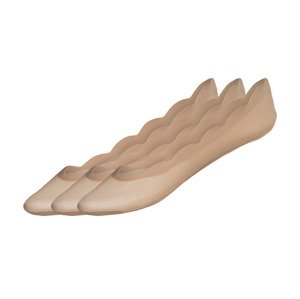 esmara® Dámské nízké ponožky, 3 páry (béžová, 39/42)