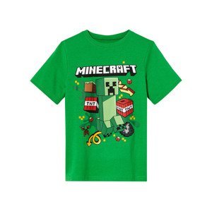 Minecraft Chlapecké triko (134/140, zelená)
