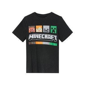 Minecraft Chlapecké triko (110/116, antracitová)