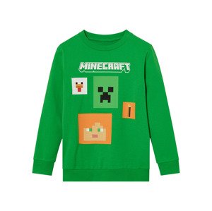 Minecraft Chlapecká mikina (146/152, zelená)