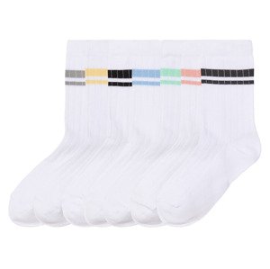 pepperts!® Dívčí ponožky, 7 párů (bílá, 35-38)