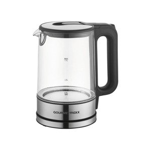 GOURMETmaxx Skleněná rychlovarná konvice, 1,7 l