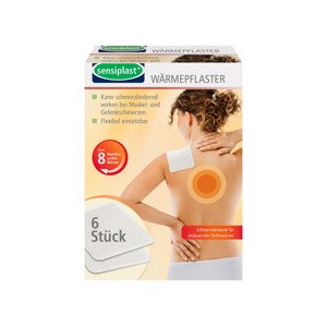 sensiplast® Hřejivá náplast XXL (hřejivá náplast, 6dílná)
