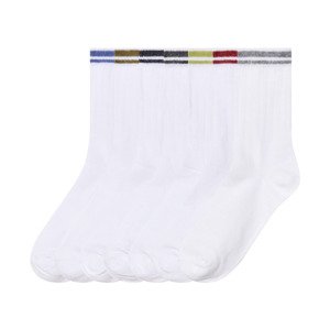 pepperts!® Chlapecké ponožky, 7 párů (bílá/pruhy, 31/34)