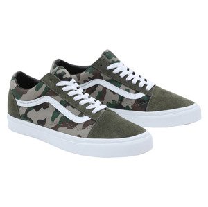 Vans Dámská / Pánská obuv „Sneaker Old Skool“ (olivová/bílá/camouflage, 39)