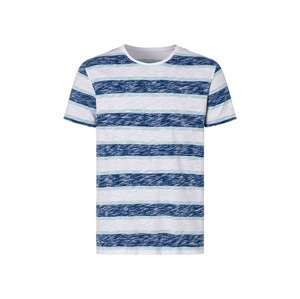 Livergy® Pánské triko (XL (56/58), modrá/bílá)