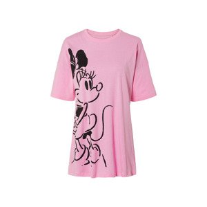 Dámská noční košile (Minnie Mouse, XS (32/34), růžová)