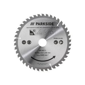 PARKSIDE® Pilový kotouč PKSB 210 B1, 210 mm (TRF pilový kotouč, 42 zubů)
