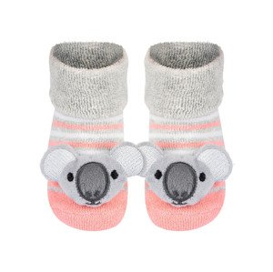 Soxo Dětské ponožky s chrastítkem (koala, 16/18)