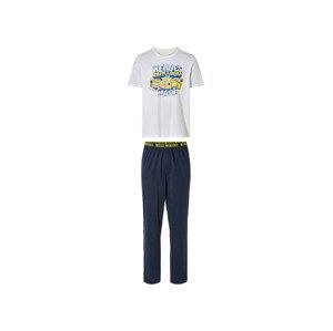 Pánské pyžamo (Mimoni bílá / navy modrá , L (52/54))