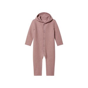lupilu® Dětský overal s merino vlnou (86/92, světle růžová)