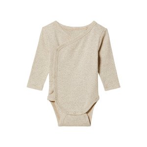 lupilu® Dívčí zavinovací body s BIO bavlnou (74/80, béžová)
