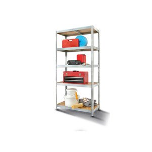 Parkside® Vysokozátěžový regál s 5 policemi, 180 x 90 x 45 cm