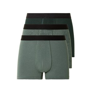 Livergy® Pánské boxerky Xxl, 3 kusy (zelená, 9/3Xl)