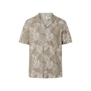Livergy® Pánská volnočasová košile (XL (43/44), béžová/krémová)