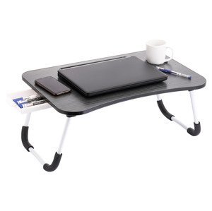 Weinberger Skládací stolek na laptop (černá)