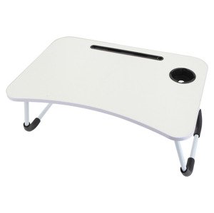 Weinberger Skládací stolek na laptop (bílá)