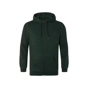 Livergy® Pánská tepláková mikina XXL (4Xl(68/70), tmavě zelená)