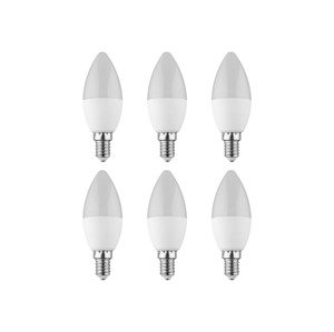 Livarno home LED žárovky, 6 kusů (E14 svíčka, 2,9 W)