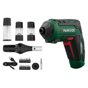 Parkside® Sada aku šroubováku s grilovacím příslušenstvím PAS 4 D7