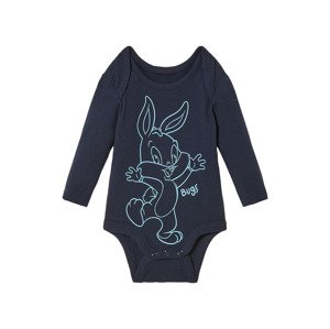 Chlapecké body s dlouhými rukávy (62/68, námořnická modrá)