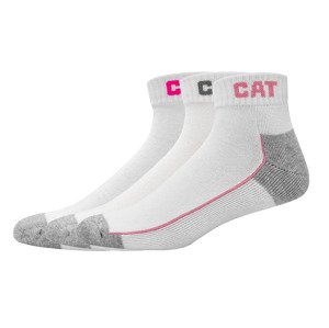 Caterpillar Dámské pracovní ponožky, 3 páry (39/42, bílá)
