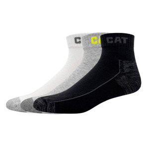 Caterpillar Dámské pracovní ponožky, 3 páry (35/38, černá/šedá/bílá)