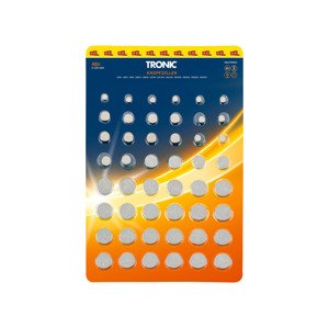 TRONIC® Knoflíkové baterie, 48 kusů