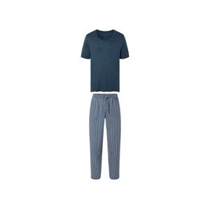 Livergy® Pánské pyžamo (XL (56/58), pruhy navy modrá)