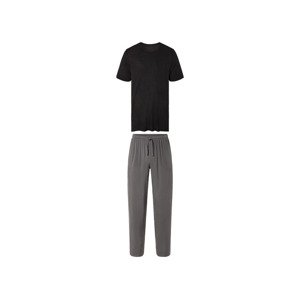 Livergy® Pánské pyžamo (XL (56/58), černá/šedá)
