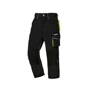 Parkside Performance® Dětské kalhoty ve vzhledu montérek (122, černá/žlutá)