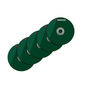 Parkside® Příslušenství k úhlovým bruskám (sada řezných kotoučů, 5dílná)
