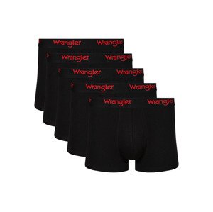 Wrangler Pánské boxerky, 5 kusů (černá, M)