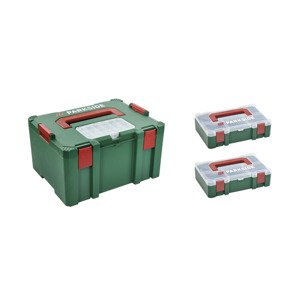 Sada Stack-it kurfru na nářadí L a Stack-it organizérů s přihrádkami, 3dílná