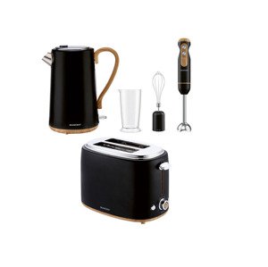 Silvercrest® Kitchen Tools Sada kuchyňských spotřebičů, 3dílná, černá