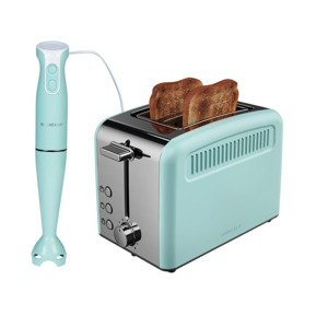 Silvercrest® Kitchen Tools Sada kuchyňských spotřebičů, 2dílná, tyrkysová